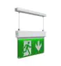 Ansell LED Bevestigd Nooduitgang bord Kestrel Wit 2W 14lm - 865 Daglicht