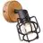Brilliant Gwen Wandlamp Metaal Hout Zwart | Geschikt voor 1x E14